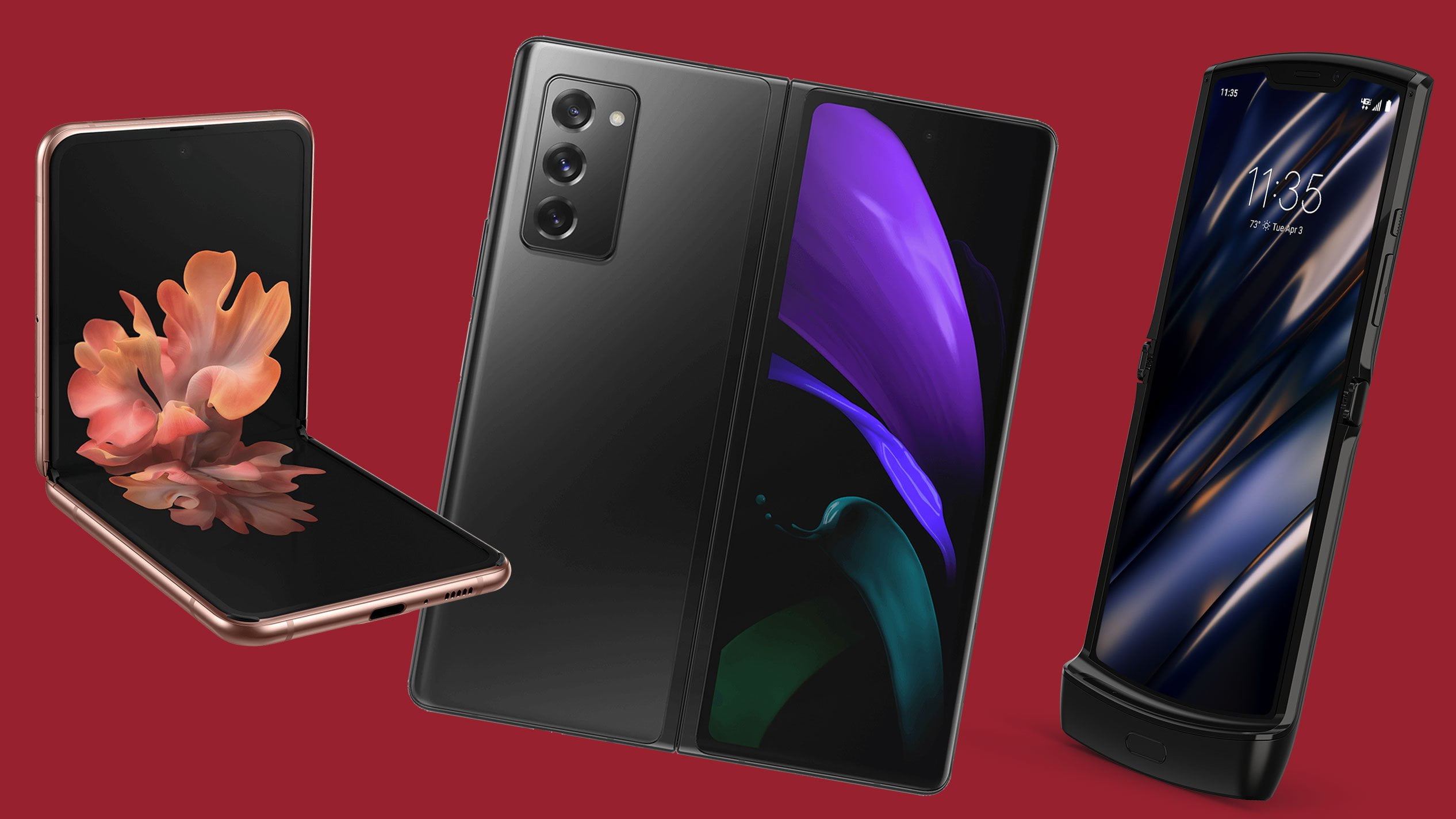 mobile phone that folds in half